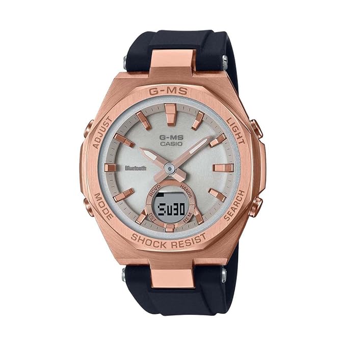 Casio G-MS Analog-Digital White Dial Women MSG-B100G-1ADR