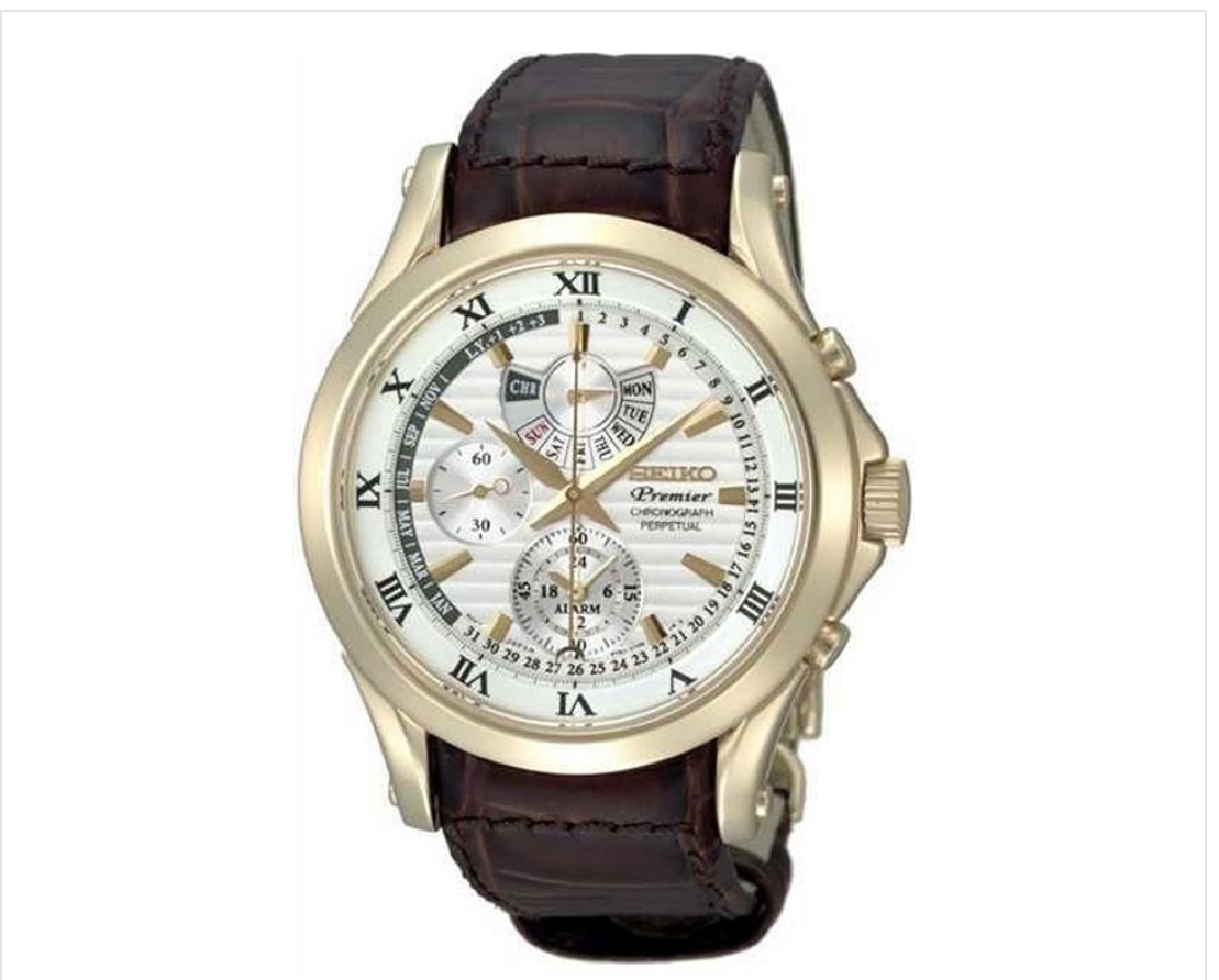 Seiko SPC054P1 Premier Chronograph Perpetual Calendar watch