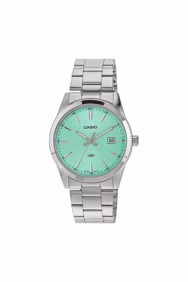 Casio Enticer Analog Green Dial Men MTP-VD03D-3A2UDF