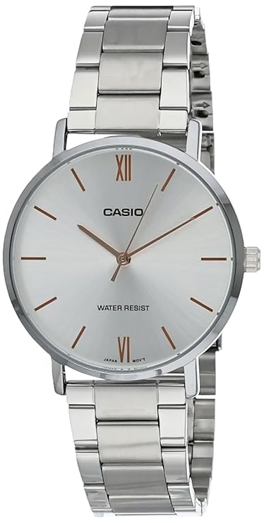 Enticer Men's Analog Stainless Steel Watch - MTP-VT01D-7BUDF
