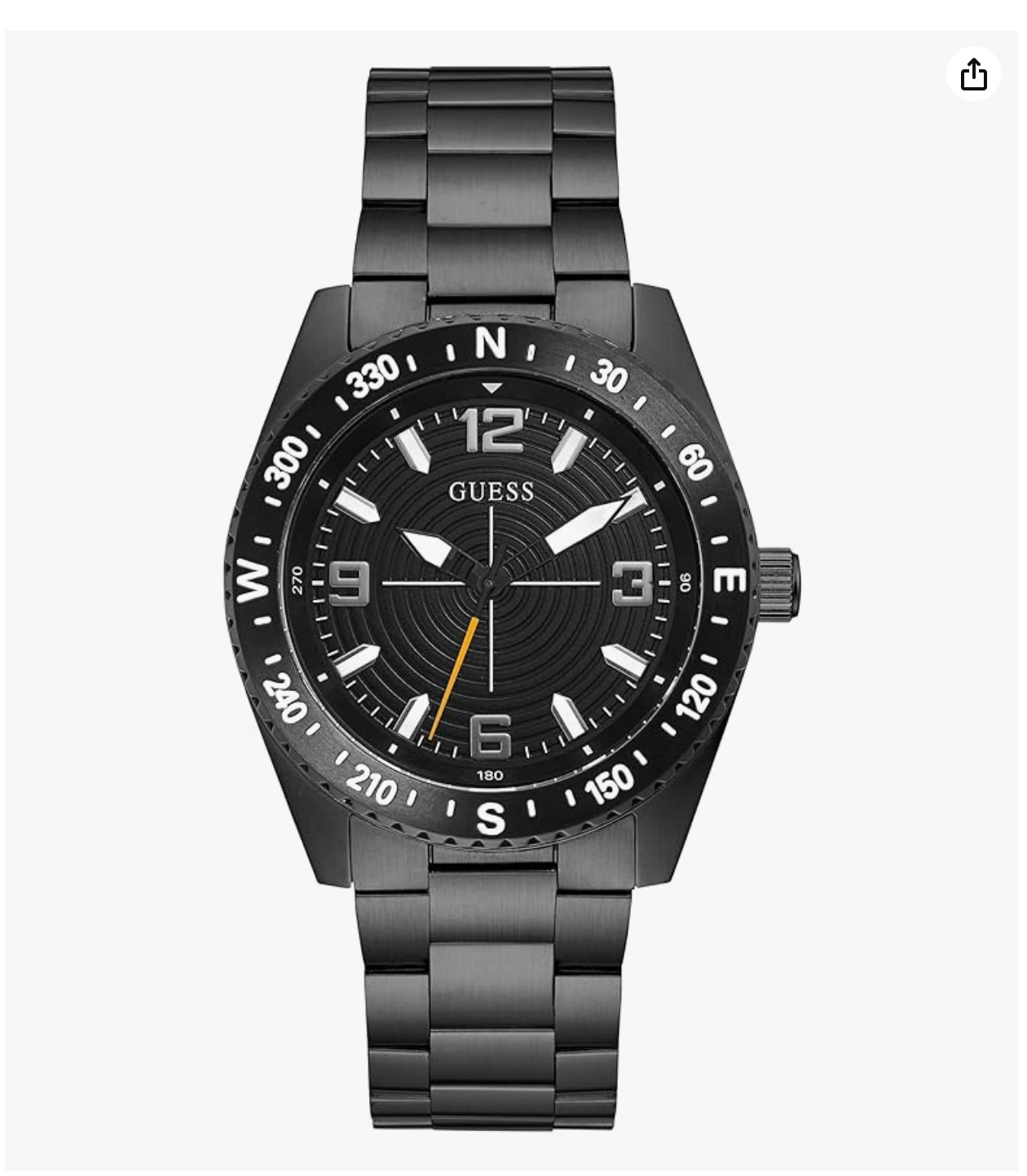 Guess Analog Black Dial Men's Watch-GW0327G2