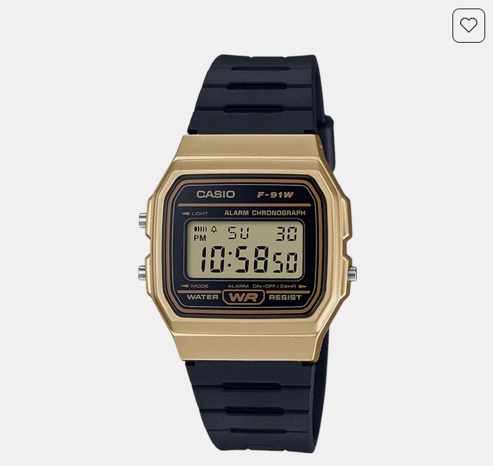Youth Men Quartz Gold Dial Digital Resin Watch D142