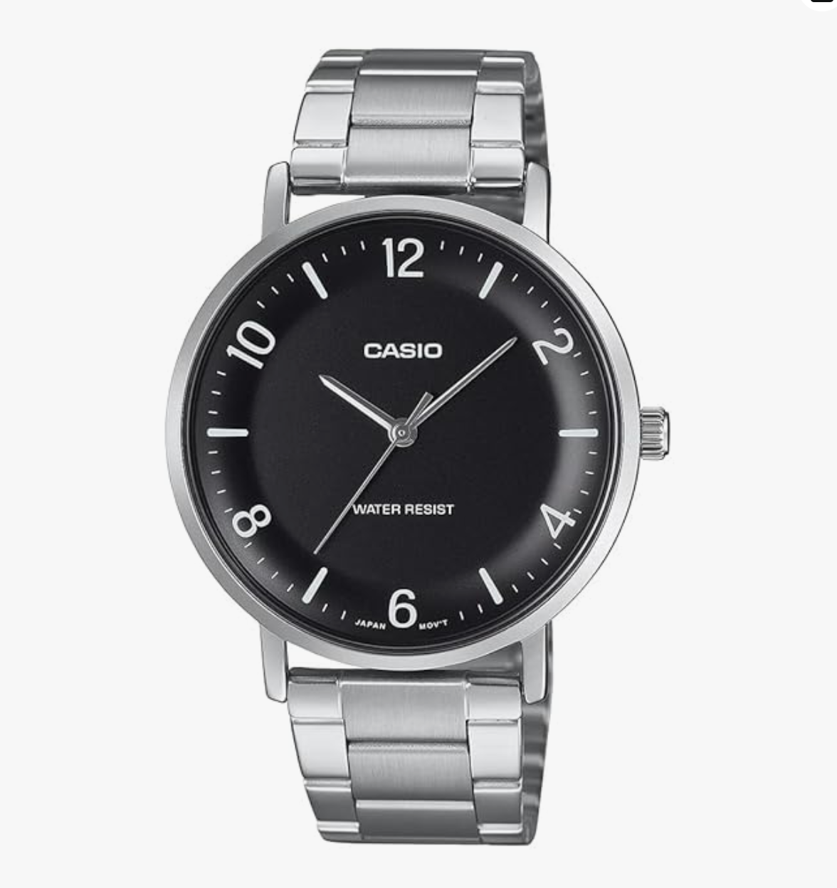 Casio Enticer Men MTP-VT03D-1BDF Analog Black Dial Men