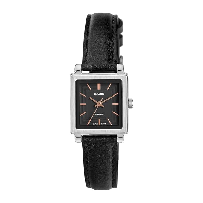 Casio Enticer Analog Black Dial Women LTP-E176L-1AVDF