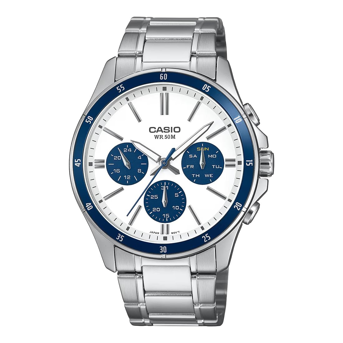 Casio Enticer Men Analog White Dial MTP-1374D-7A2VDF