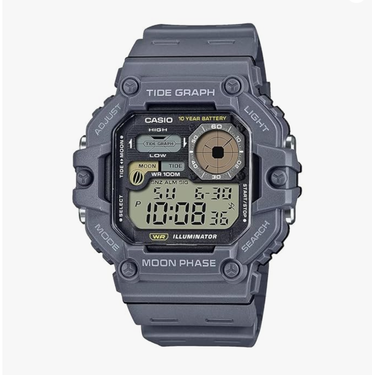 Casio Youth Digital Black Dial Men WS-1700H-8AVDF