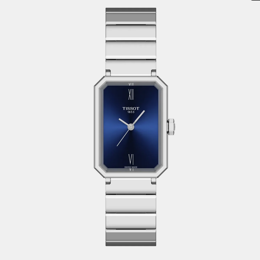 SRV Women Quartz Blue Dial Analog Stainless Steel Watch T1601101104300