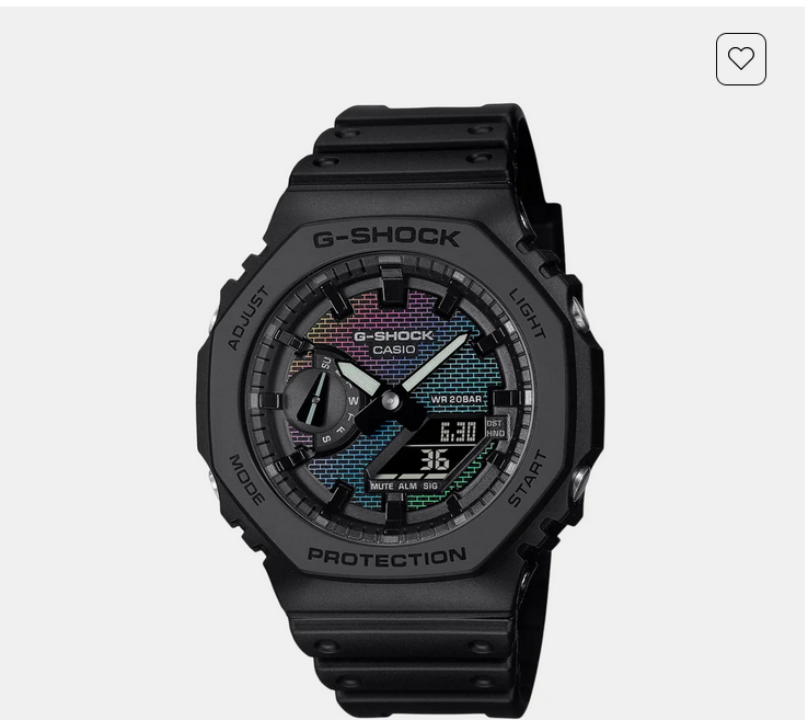 G-Shock Men Quartz Multi-Colour Dial Analog-Digital Resin Watch G1596