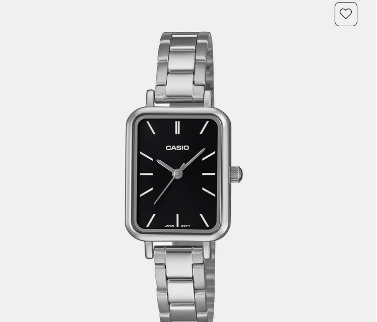 Enticer Women Quartz Black Dial Analog Stainless Steel Watch A2328