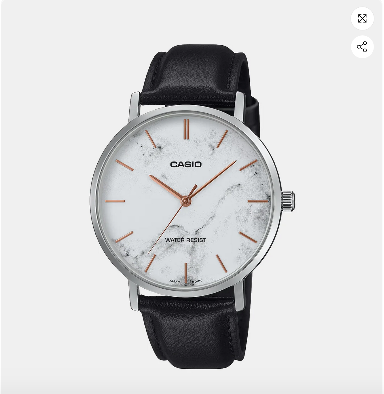 Enticer Men Quartz White Dial Analog Leather Watch MTP-VT01LM-7AUDF