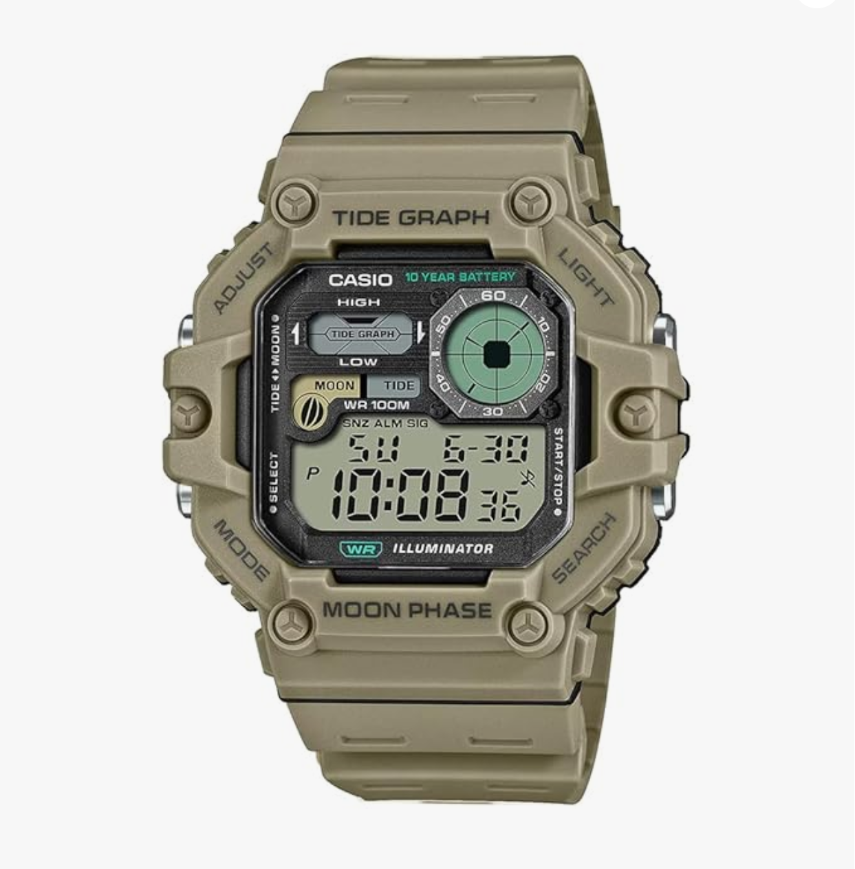 Casio Youth Digital Black Dial Men WS-1700H-5AVDF