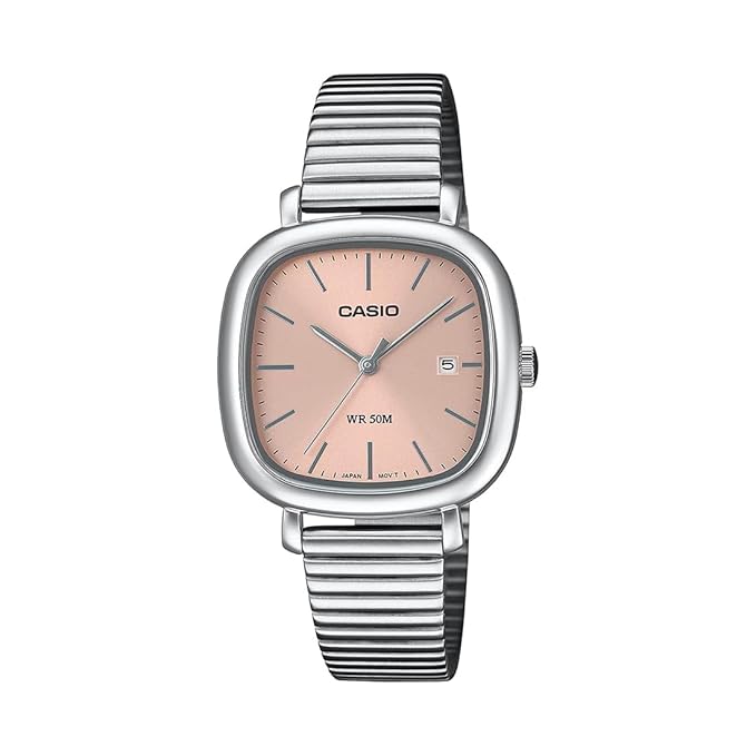 Casio Enticer Analog Peach Dial Women LTP-B166D-4AVDF