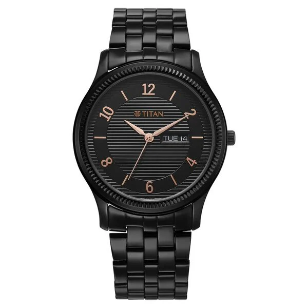 Titan Karishma Black Dial Watch for Men