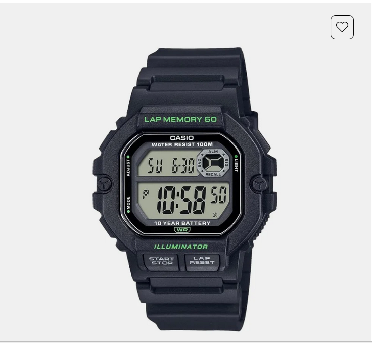 Youth Unisex Quartz Grey Dial Digital Resin Watch D269