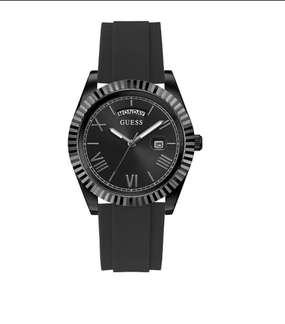 GUESS CONNOISSEUR Men Black Round Dial Analog Watch - GW0335G1